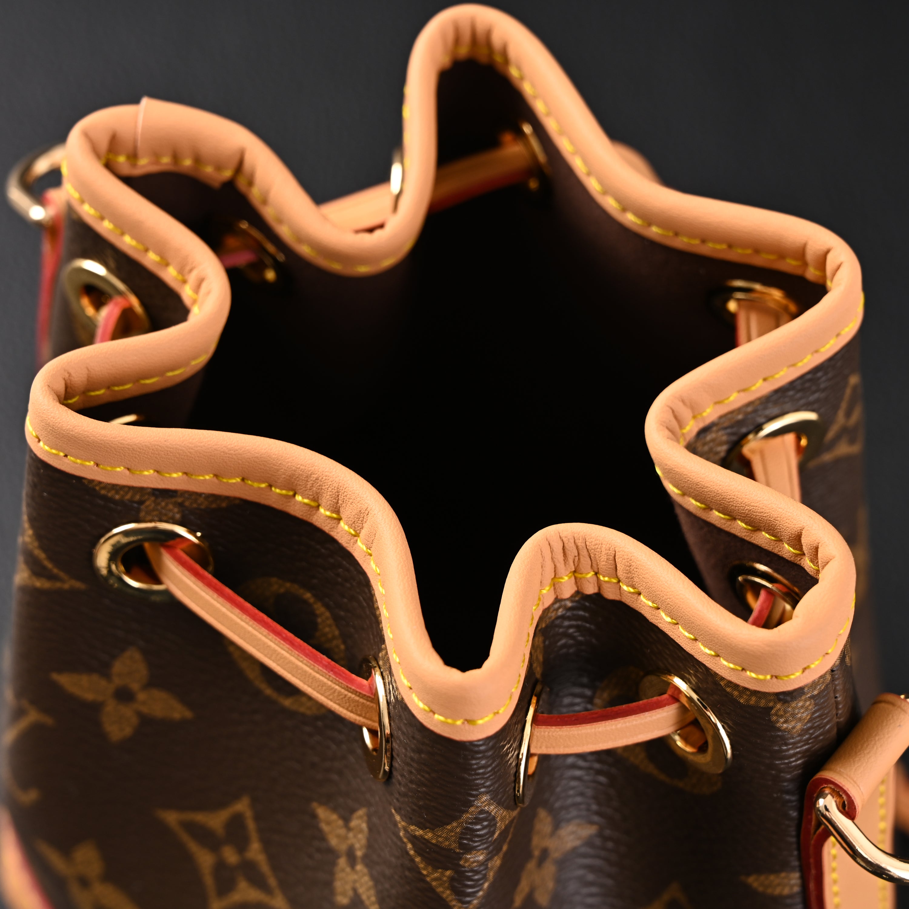 Louis Vuitton Noé Bucket Bag – Monogram Canvas with Natural Leather Trim
