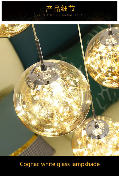 DecorBites™ Contemporary Crystal Ball Chandelier - Free Shipping